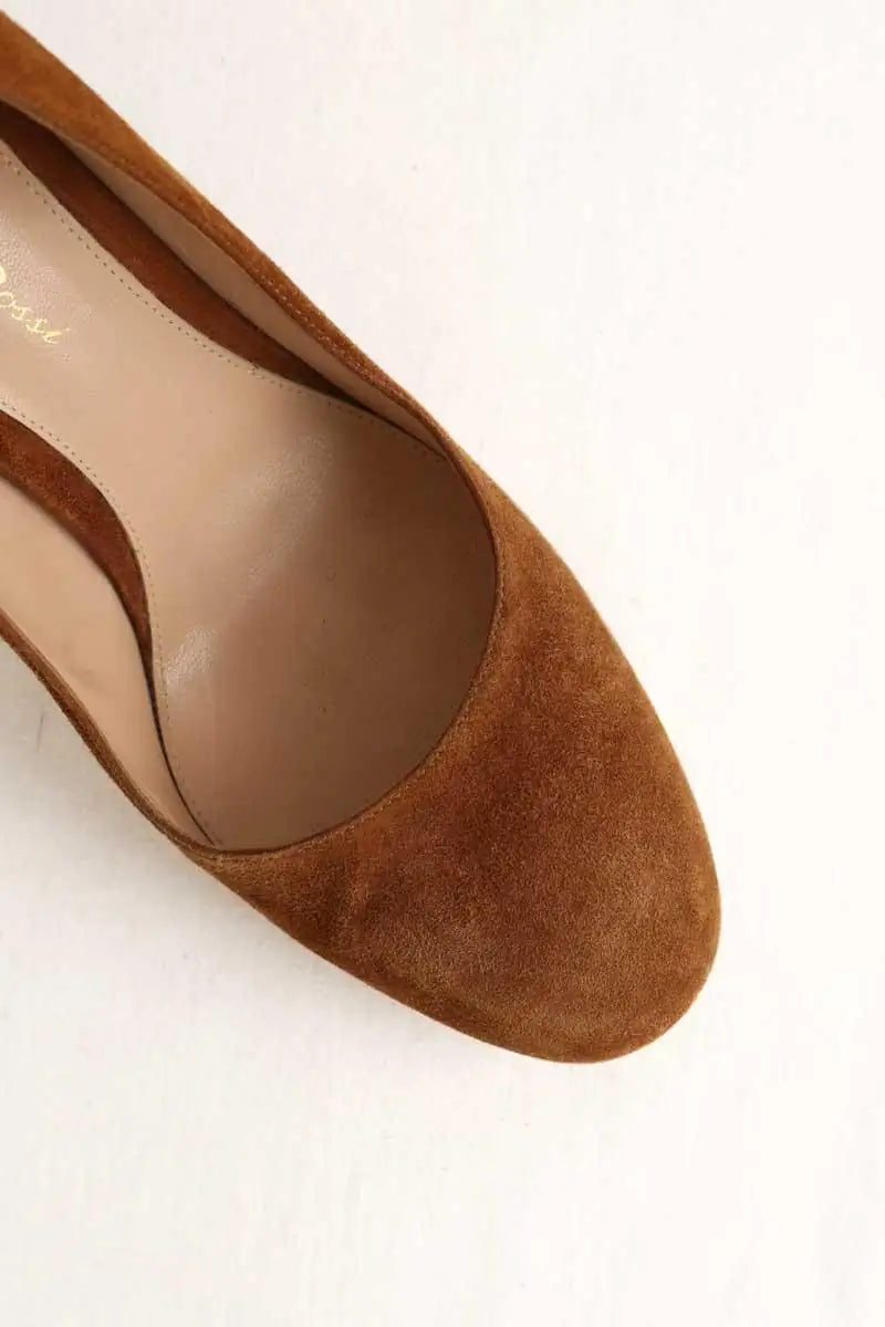 Talons Gianvito Rossi Camel en Daim