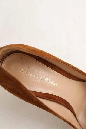 Talons Gianvito Rossi Camel en Daim
