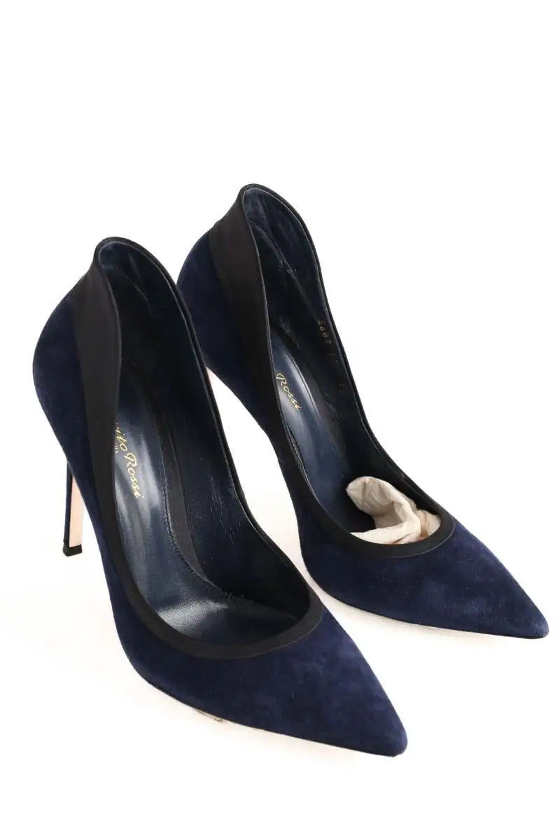 Talons Gianvito Rossi Marine en Daim