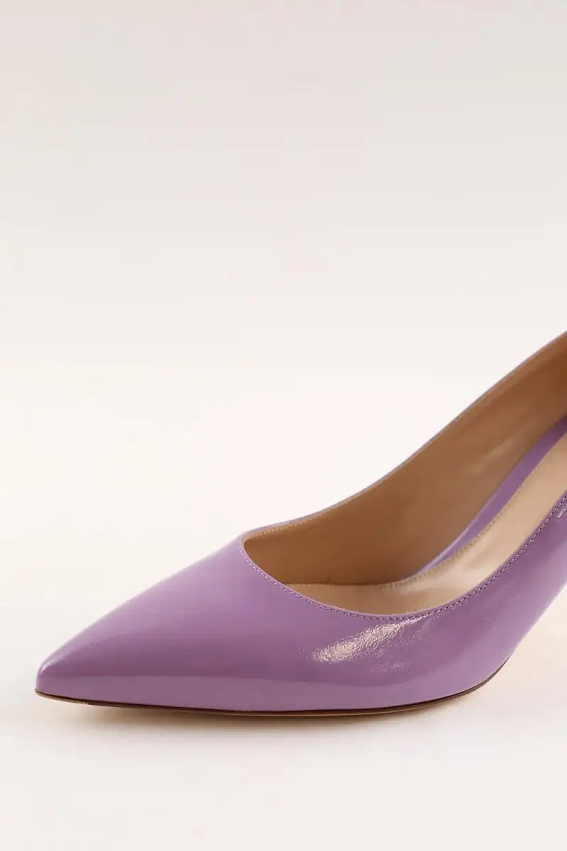 Talons Gianvito Rossi Violet en Cuir