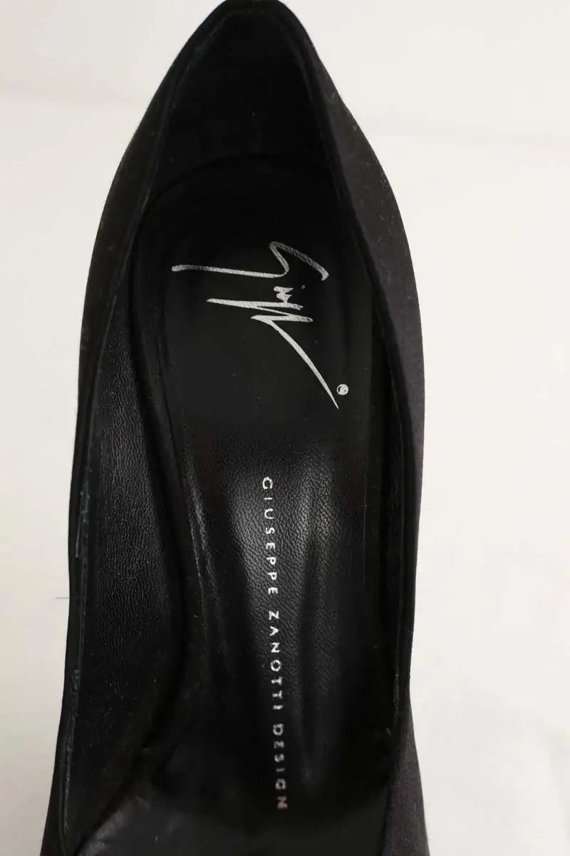 Talons Giuseppe Zanotti Noir en Cuir