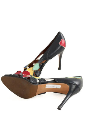 Talons Golden Goose Marine en Cuir
