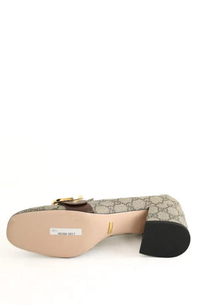 Talons Gucci Marron en Cuir