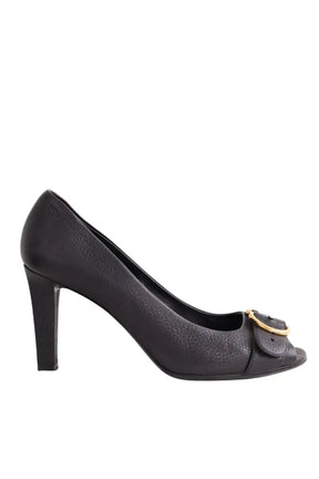 Talons Gucci Noir en Cuir, taille 39 - Seconde Main