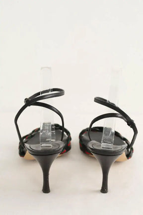 Talons Gucci Noir en Cuir
