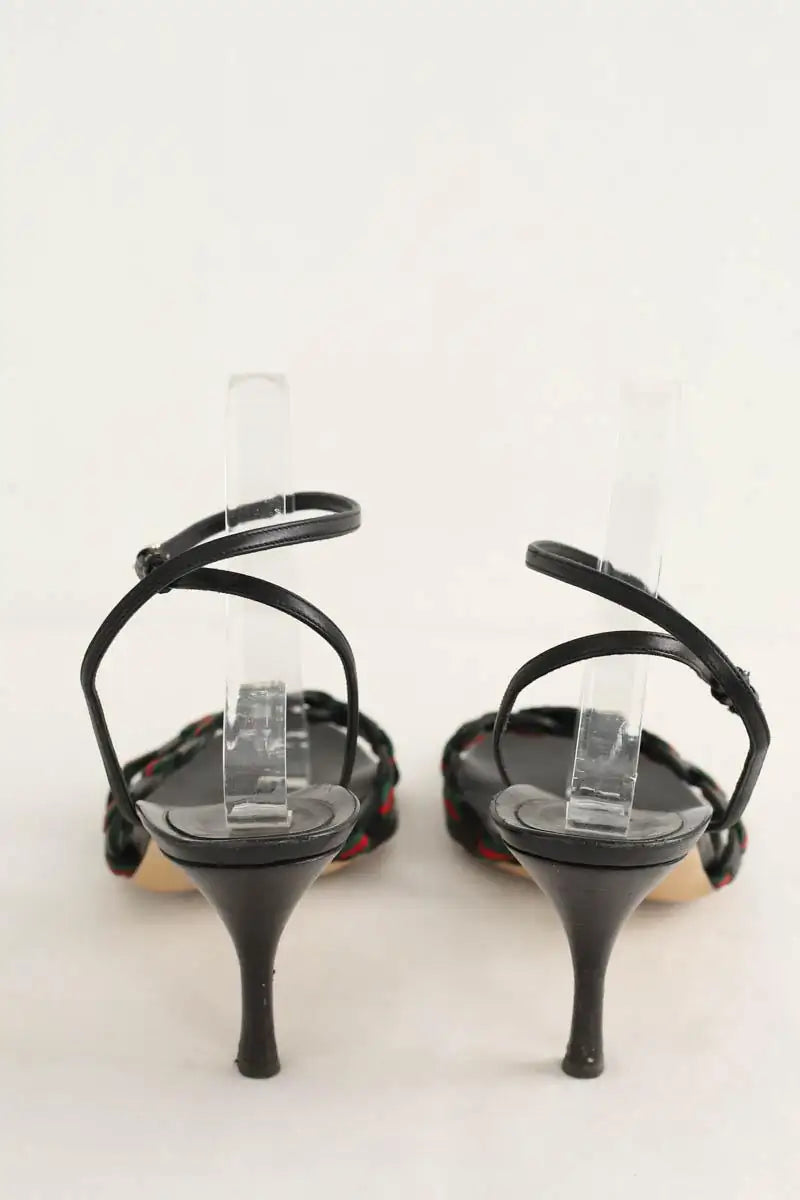 Talons Gucci Noir en Cuir