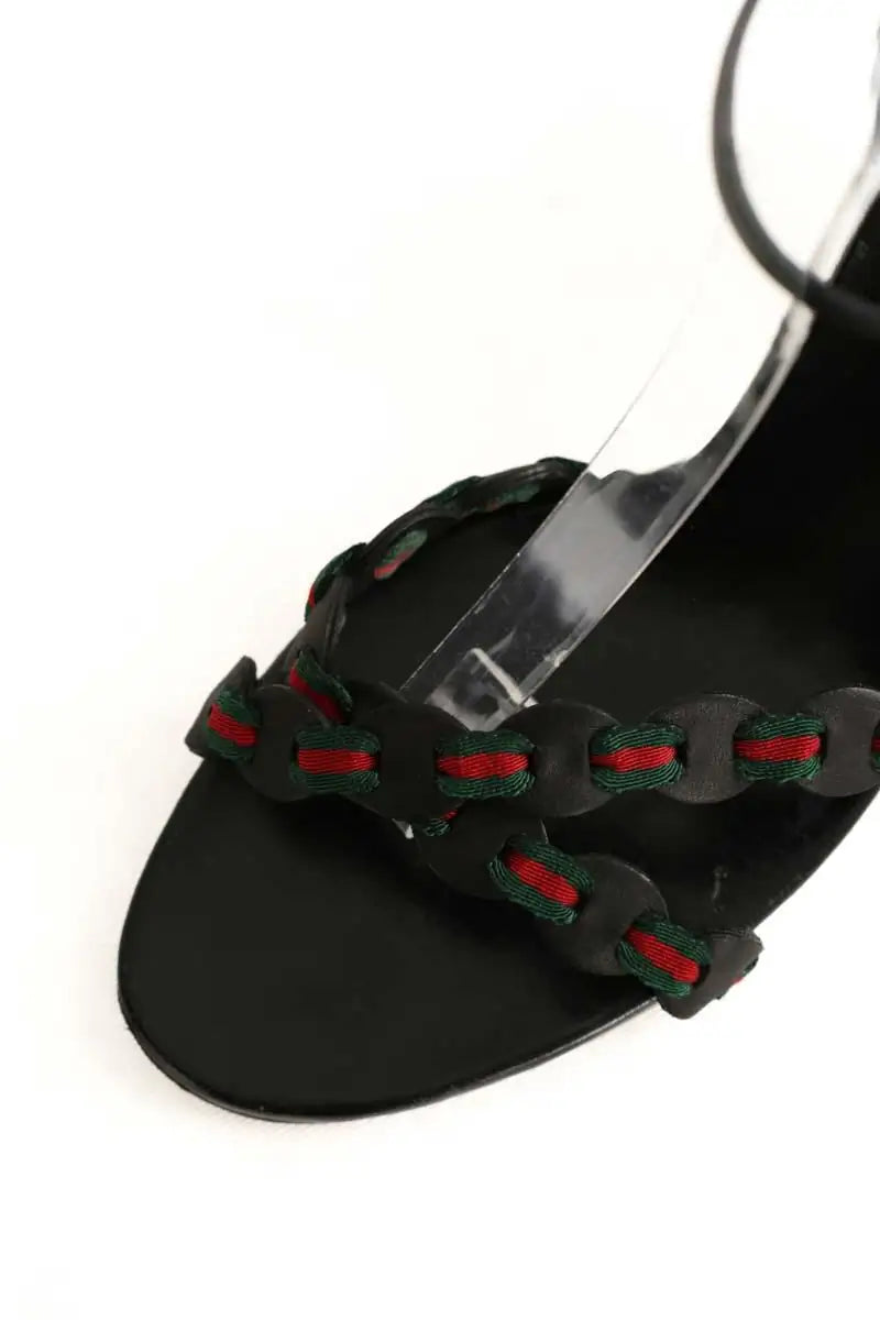 Talons Gucci Noir en Cuir