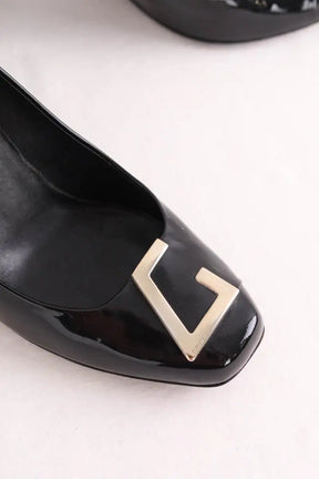 Talons Gucci Noir en Cuir verni