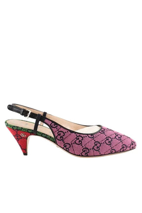 Talons Gucci Rose en Tissu, taille 37 - Seconde Main