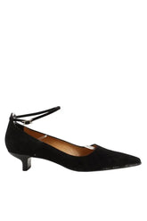 Talons Hermès Noir en Daim, taille 39 - Seconde Main