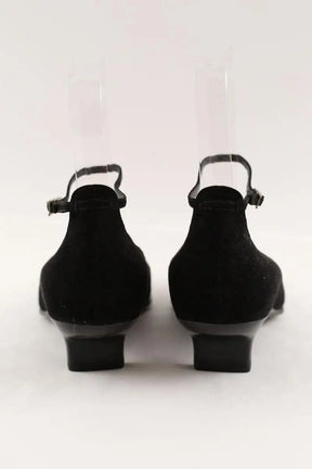 Talons Hermès Noir en Daim