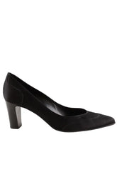 Talons Hermès Noir en Daim, taille 40 - Seconde Main