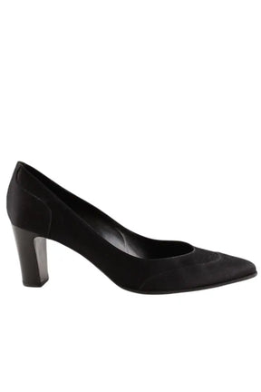 Talons Hermès Noir en Daim, taille 40 - Seconde Main