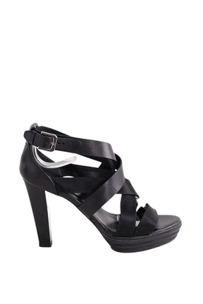 Talons Hogan Noir en Cuir, taille 36 - Seconde Main