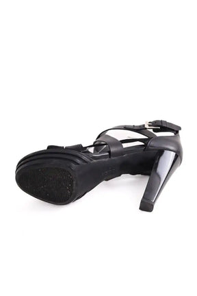 Talons Hogan Noir en Cuir