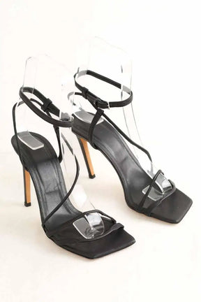 Talons Iro Noir en Cuir