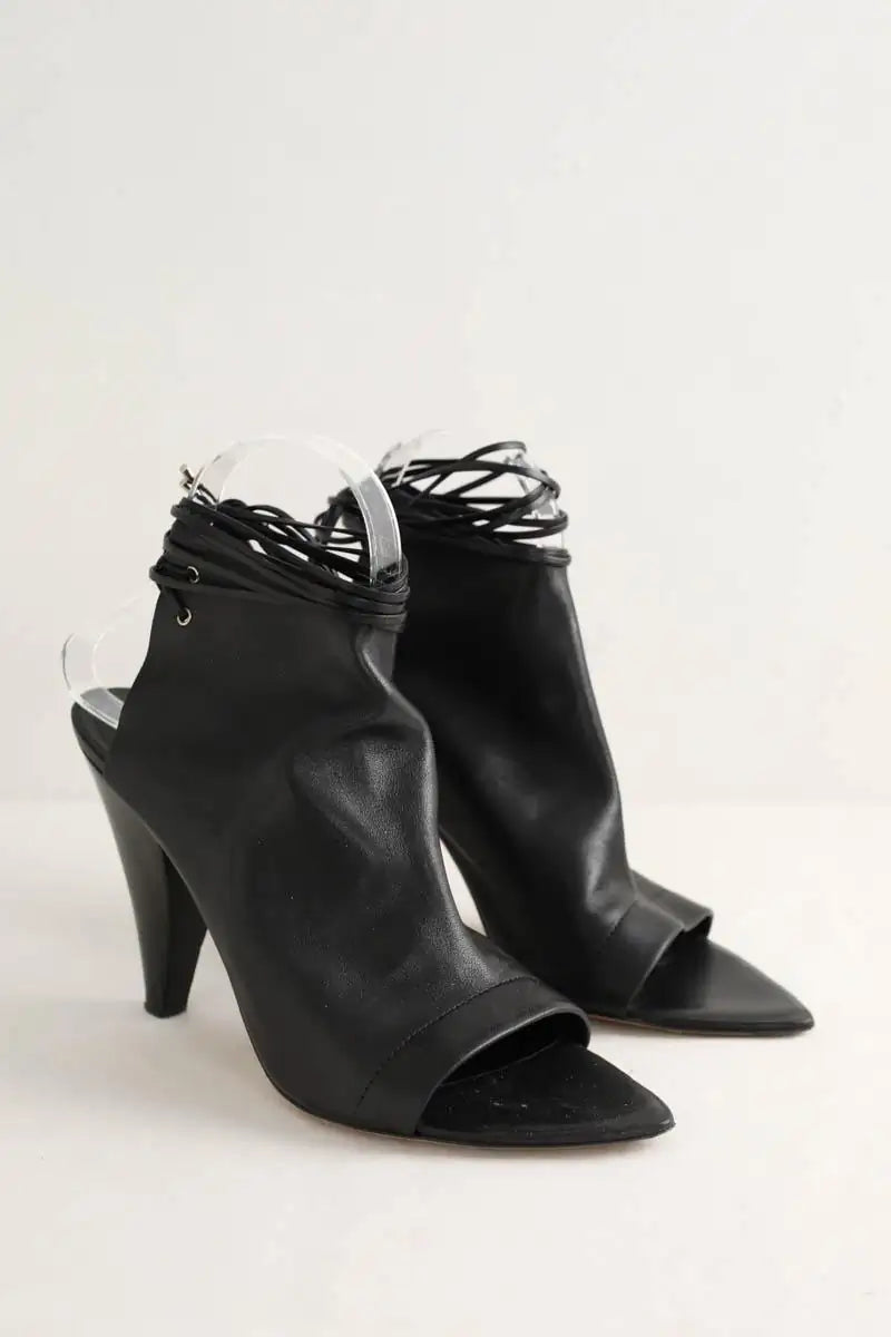 Talons Isabel Marant Noir en Cuir
