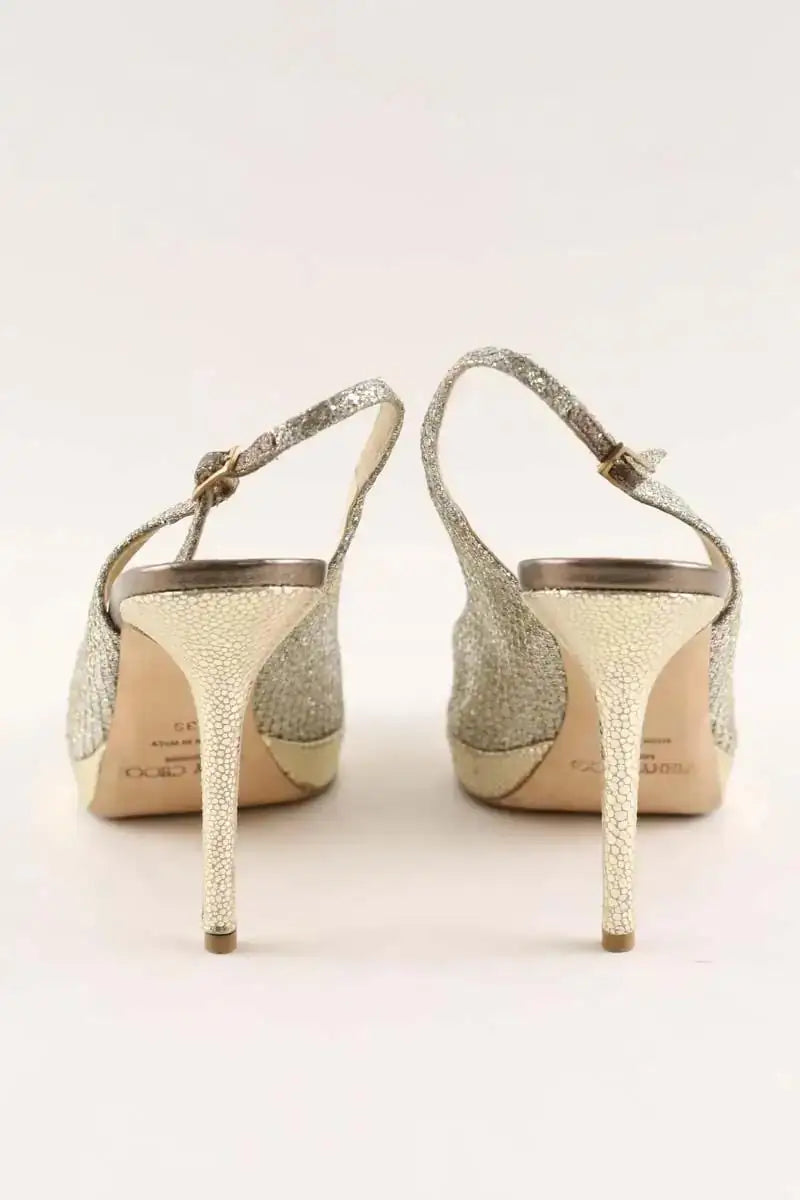 Talons Jimmy Choo Argent en Cuir