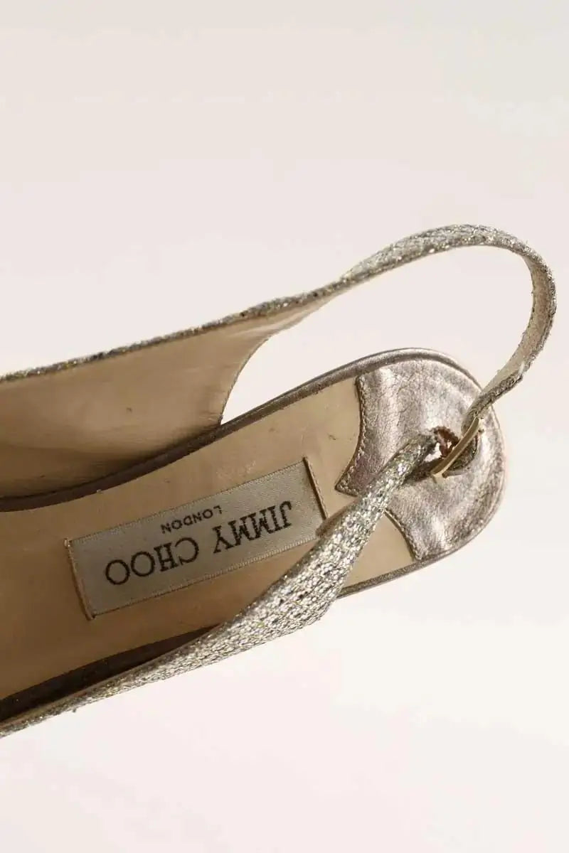 Talons Jimmy Choo Argent en Cuir