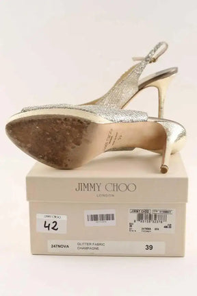 Talons Jimmy Choo Argent en Cuir