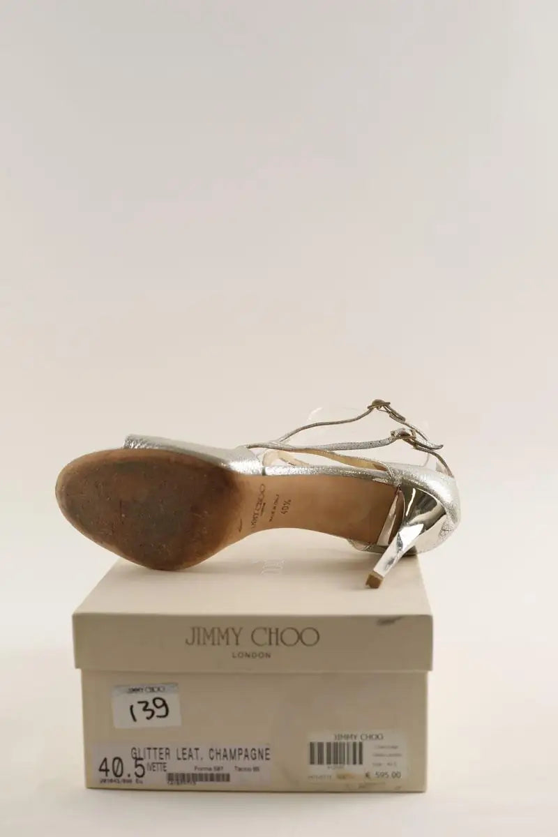 Talons Jimmy Choo Argent en Cuir