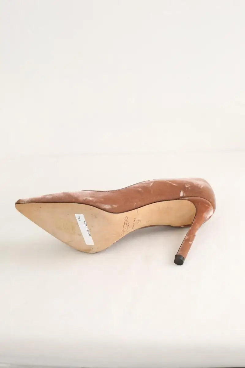 Talons Jimmy Choo Beige en Velours