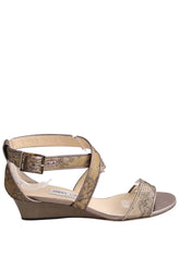 Talons Jimmy Choo Doré en Cuir, taille 36 - Seconde Main