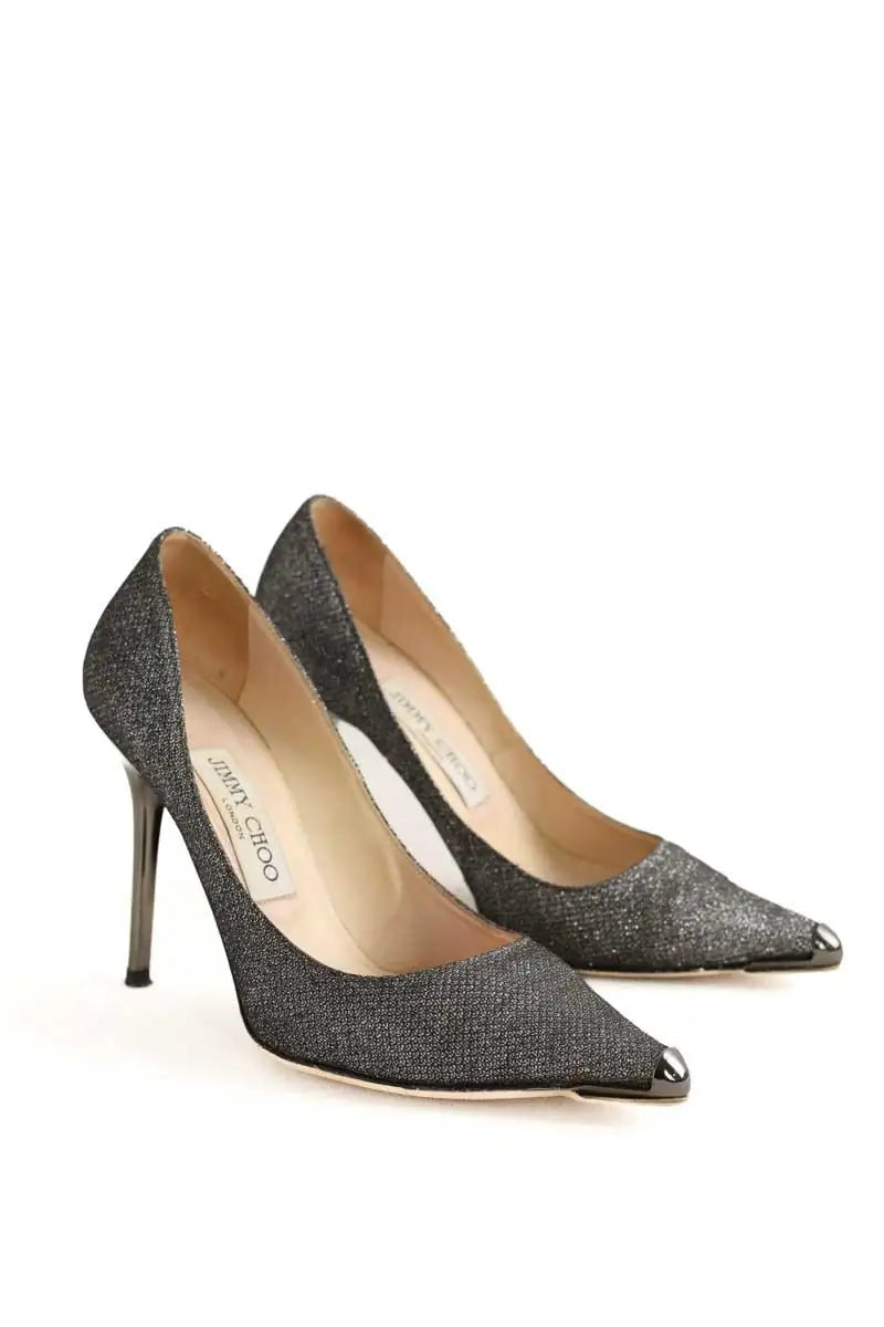 Talons Jimmy Choo Gris en Cuir