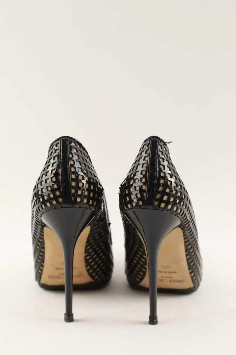Talons Jimmy Choo Noir en Cuir verni