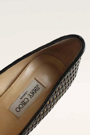 Talons Jimmy Choo Noir en Cuir verni