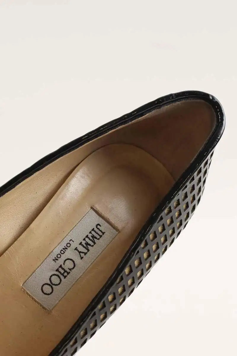Talons Jimmy Choo Noir en Cuir verni