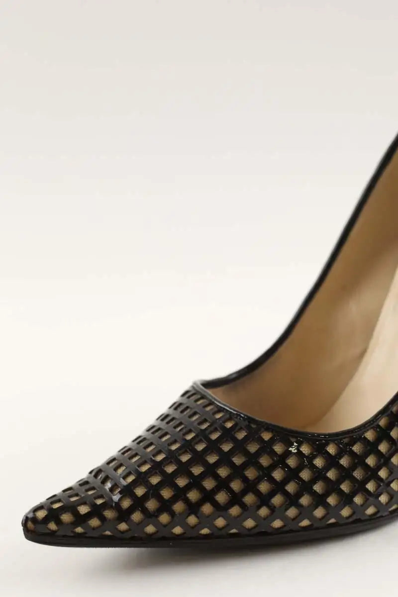 Talons Jimmy Choo Noir en Cuir verni