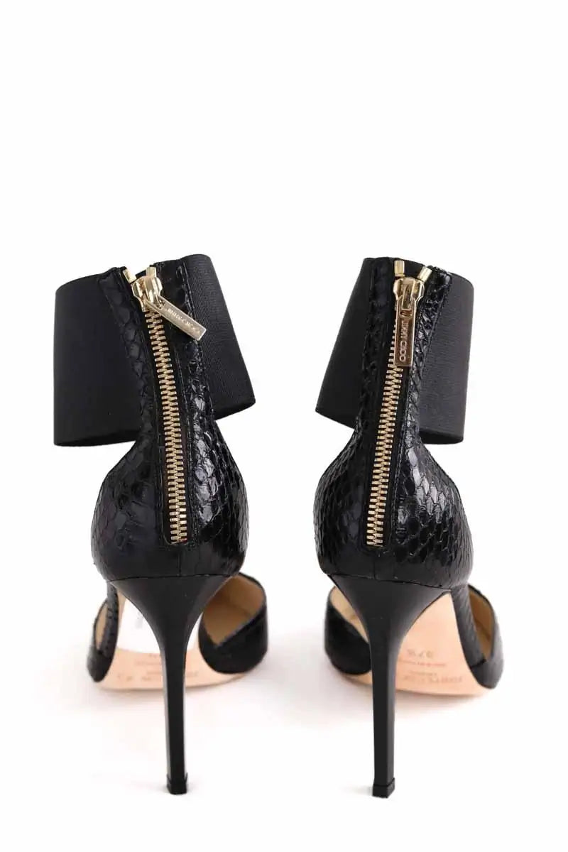 Talons Jimmy Choo Noir en Cuirs exotiques