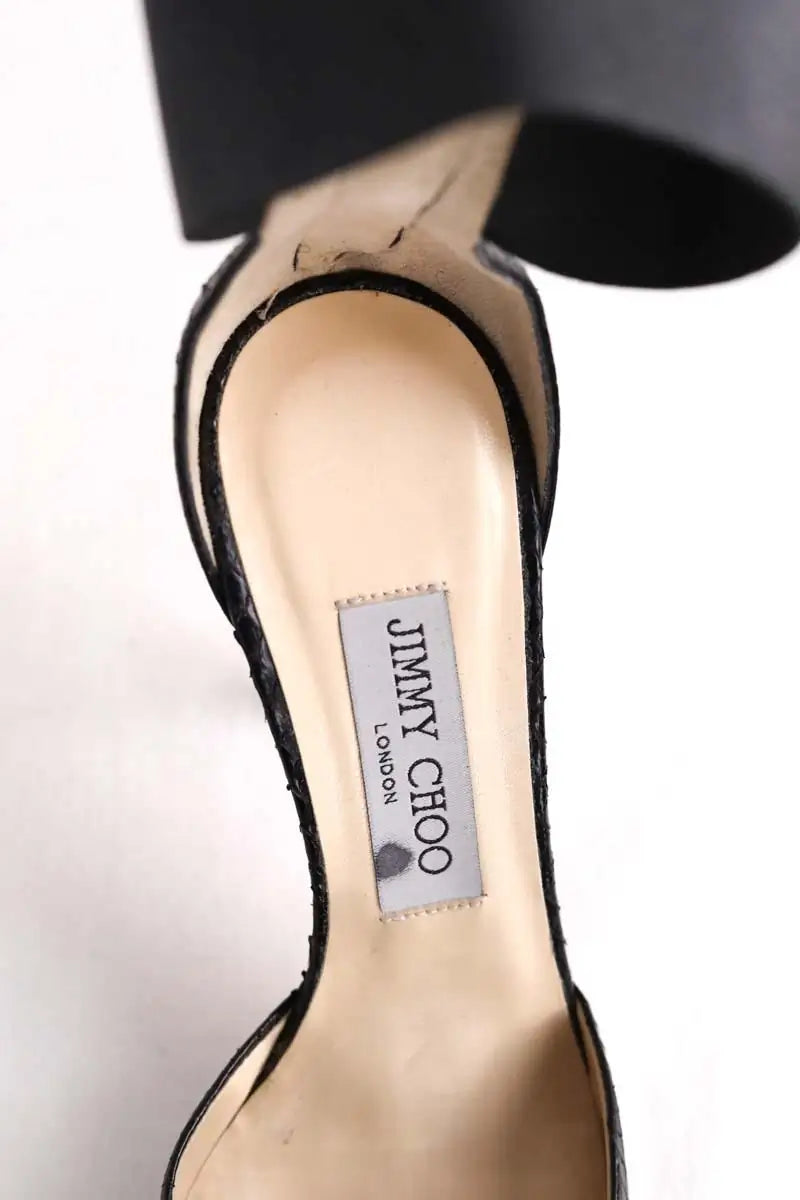 Talons Jimmy Choo Noir en Cuirs exotiques