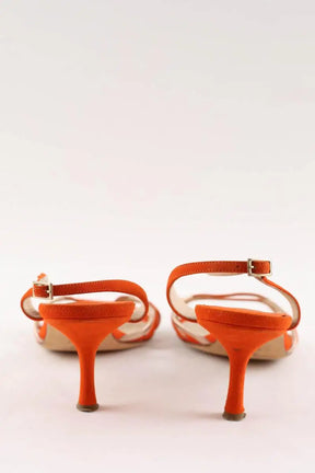 Talons Jimmy Choo Orange en Daim