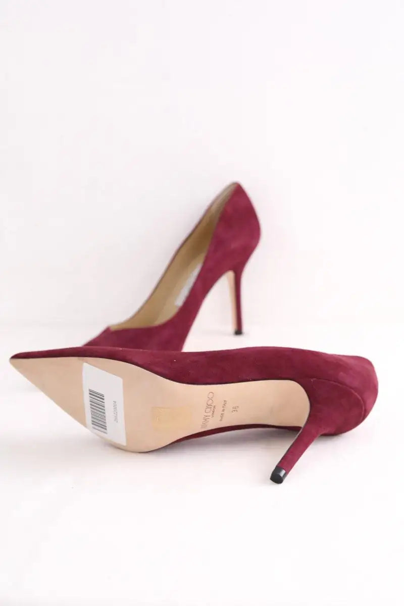Talons Jimmy Choo Violet en Daim