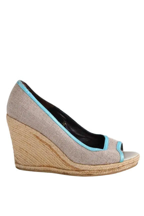 Talons Karine Arabian Beige en Tissu, taille 36 - Seconde Main