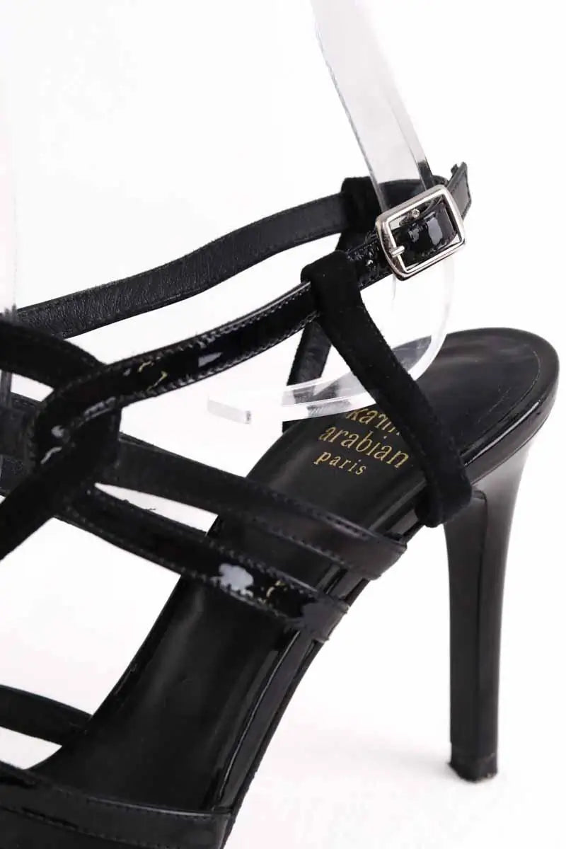 Talons Karine Arabian Noir en Cuir