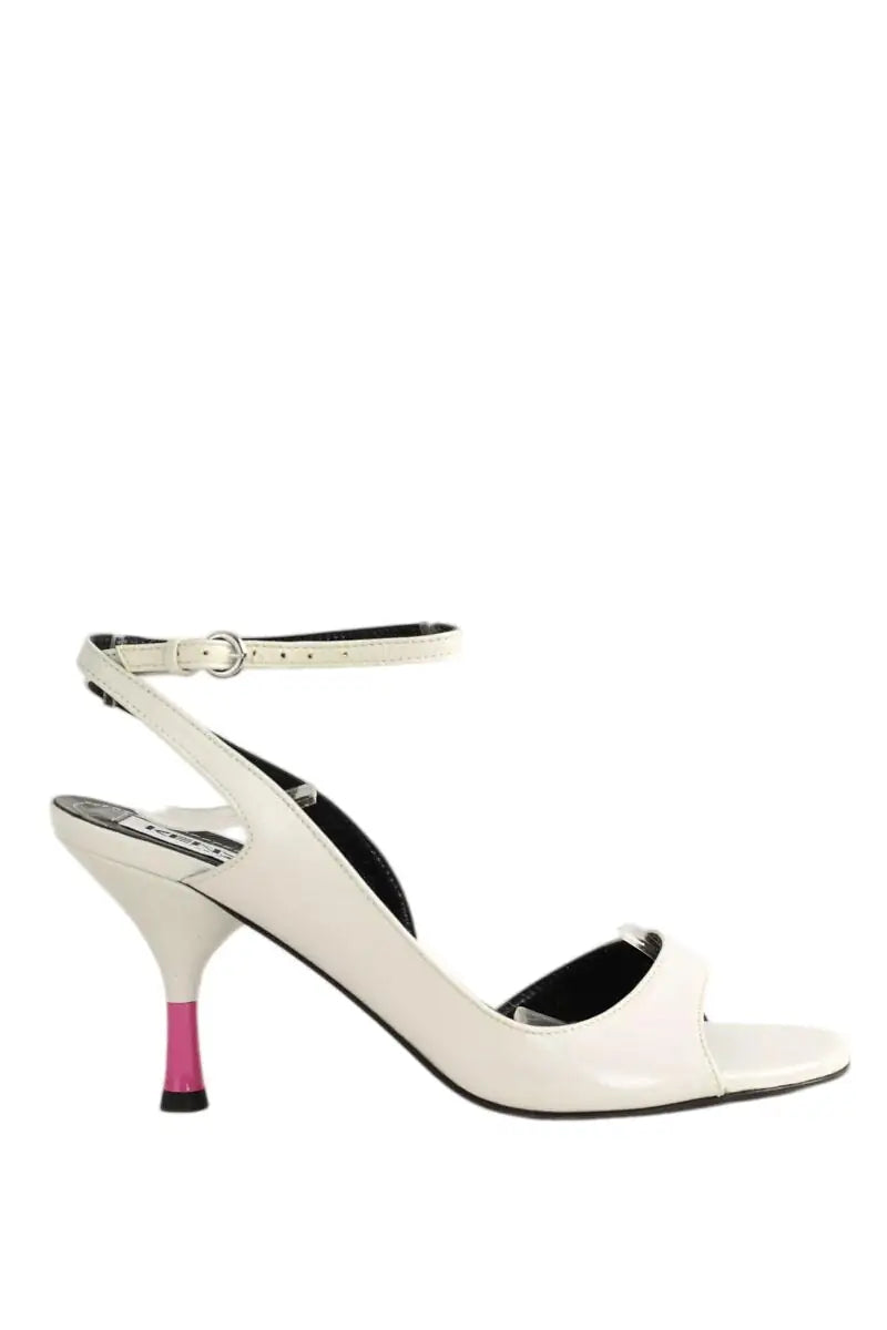Talons Kenzo Blanc en Cuir, taille 36 - Seconde Main