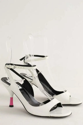 Talons Kenzo Blanc en Cuir
