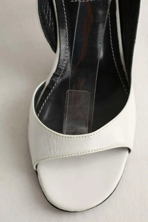 Talons Kenzo Blanc en Cuir