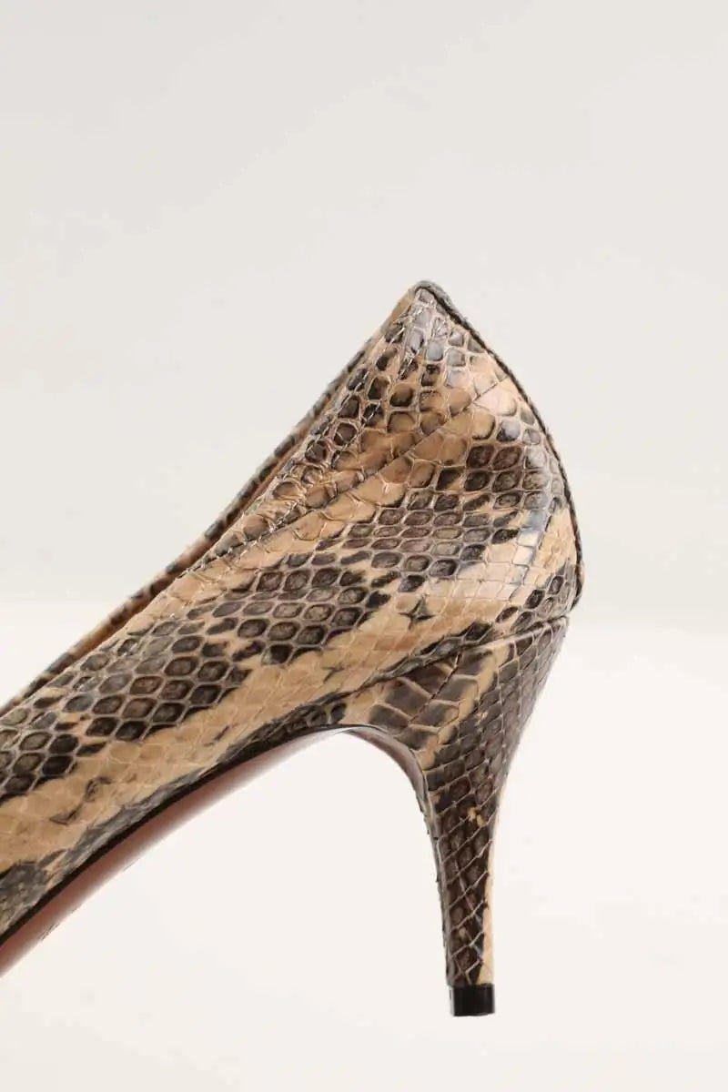 Talons Lanvin Beige en Cuirs exotiques