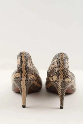 Talons Lanvin Beige en Cuirs exotiques
