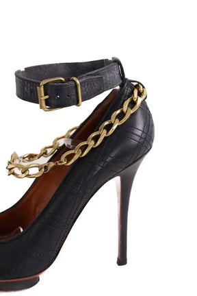 Talons Lanvin Noir en Cuir