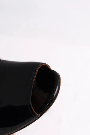 Talons Lanvin Noir en Cuir verni