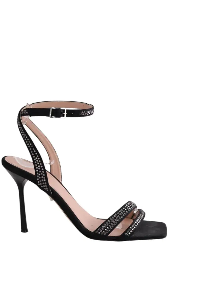 Talons Liu Jo Noir en Tissu, taille 40 - Seconde Main