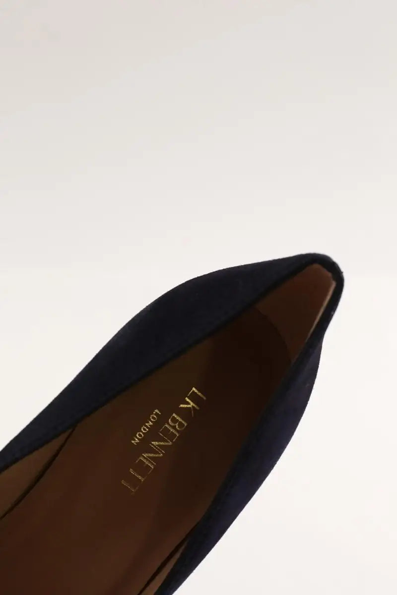Talons LK Bennett Fern New Marine en Daim