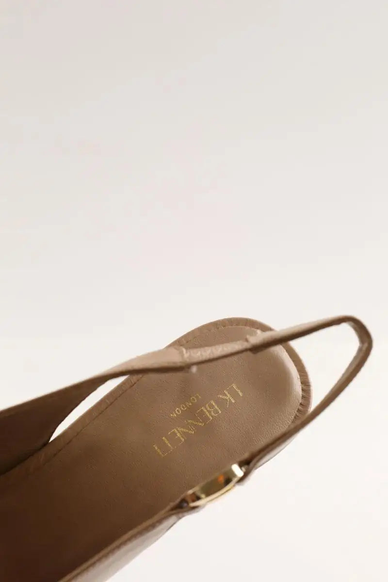 Talons LK Bennett Lettie Beige en Cuir