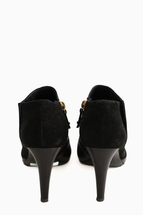 Talons Longchamp Noir en Cuir