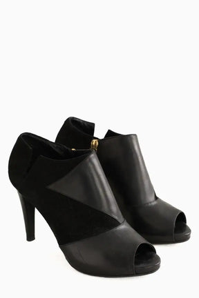 Talons Longchamp Noir en Cuir